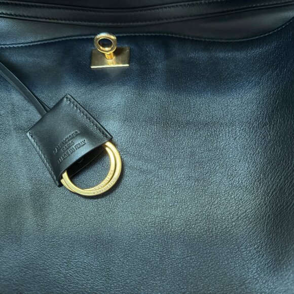 PRISTINE: BALENCIAGA LARGE RODEO BAG - BLACK WITH GOLD HARDWARE - Picture 5 of 13